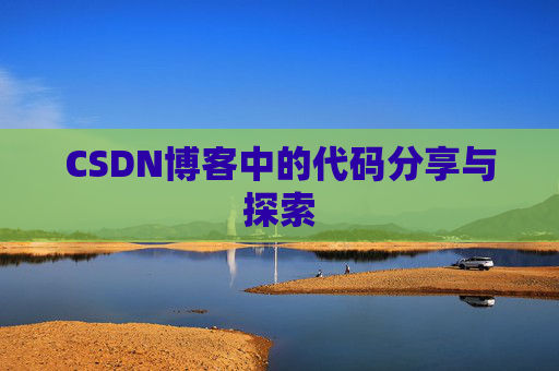 CSDN博客中的代码分享与探索